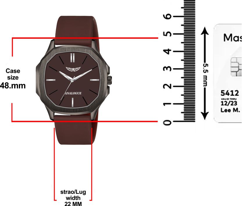 ANALOGUE Gun Metal Series Smart Watch Strap - Image 2