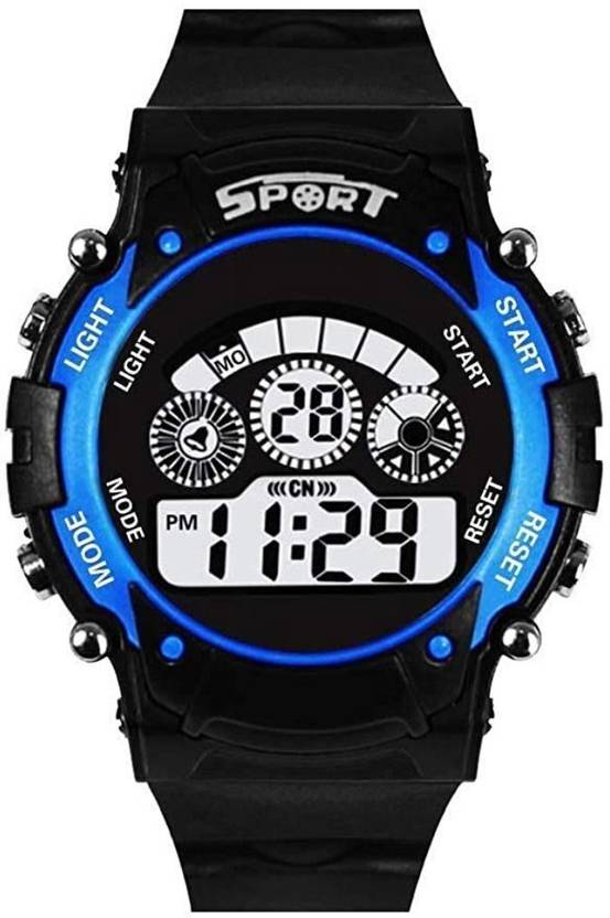 Brixanto BRIXANTO 7 Light Sport Blue Edition 7 Light Sport Series Digital Watch - For Boys & Girls