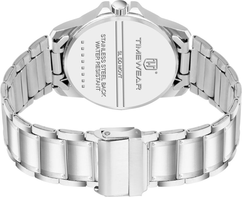 TIMEWEAR White Dial Stainless Steel Watch - Image 6