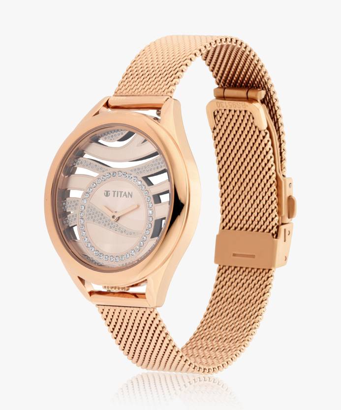 Titan Purple Animalia Analog Watch - For Women NS95130WM01