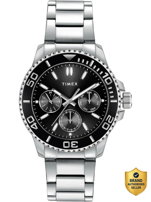 Timex Men's Black Dial Analog Watch - Image 1