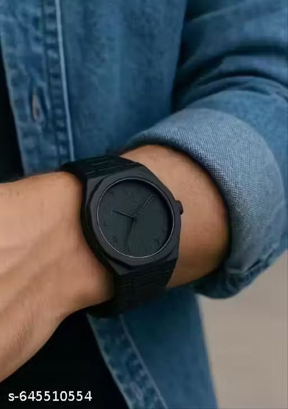 EDV Arabic Dial Black Plastic Strap - Image 7