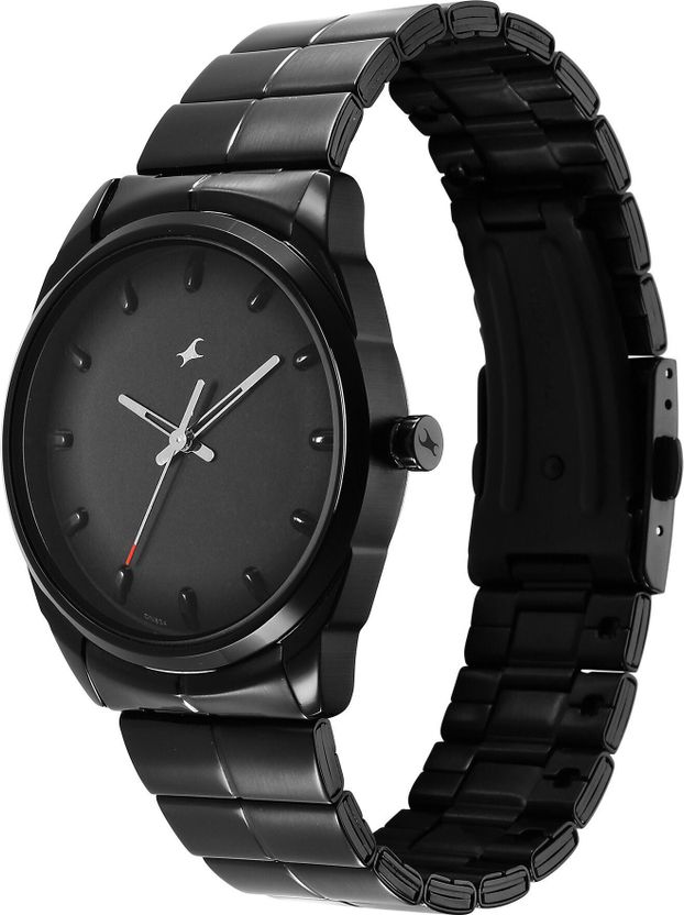 Fastrack Metallica Black Dial Black Stainless Steel Strap Analog ...more - Image 6