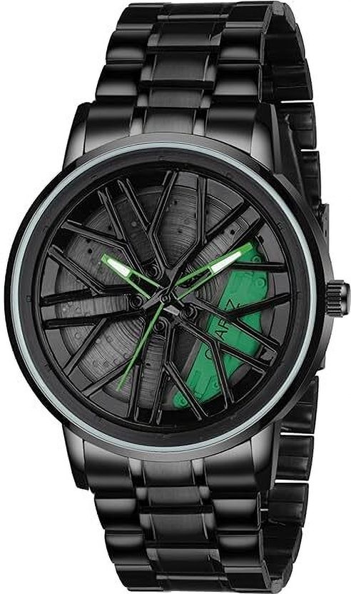 NIXEA NXX-1004 Men's Sporty Car Wheel Rim Dial Analog Watch - Image 7