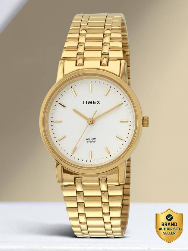 TIMEX Round 32mm White Dial Analog Watch - For Men A303