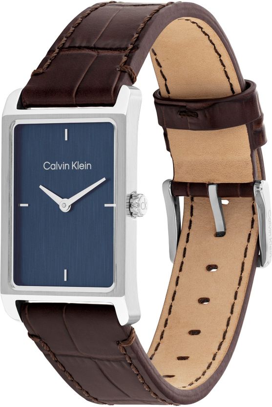 Calvin Klein Dapper Qtz Blue Rectangle Dial Men's Watch - Image 2