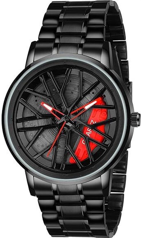 NIXEA NXX-1004 Men's Sporty Car Wheel Rim Dial Analog Watch - Image 3