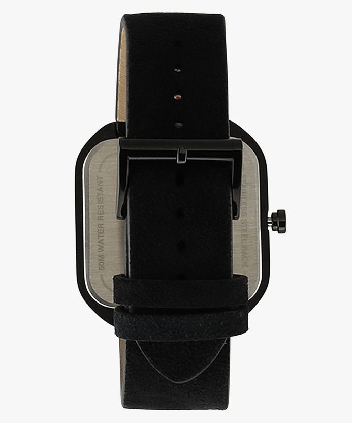 Fastrack After Dark Black Dial Black LeatherStrap Analog Watch - Men - Image 7