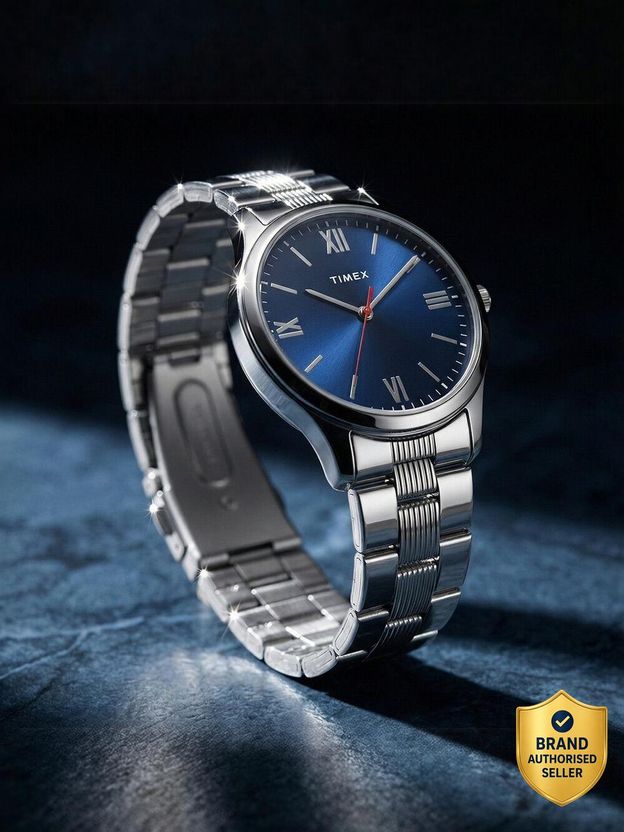 TIMEX Blue Dial Stainless Steel Analog Watch - TW0TG7304 - Image 1