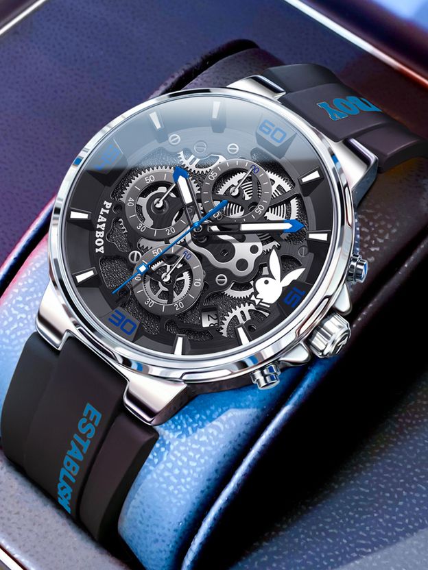 PLAYBOY Men's Analog Watch CIF-P-G3063JH-BHL - Image 1