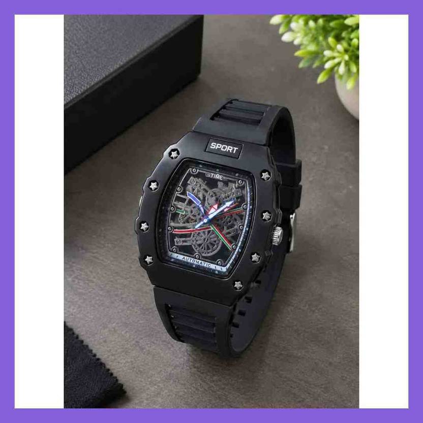 AULITER Sport Automatic Skeleton Watch Analog Watch  - For Men