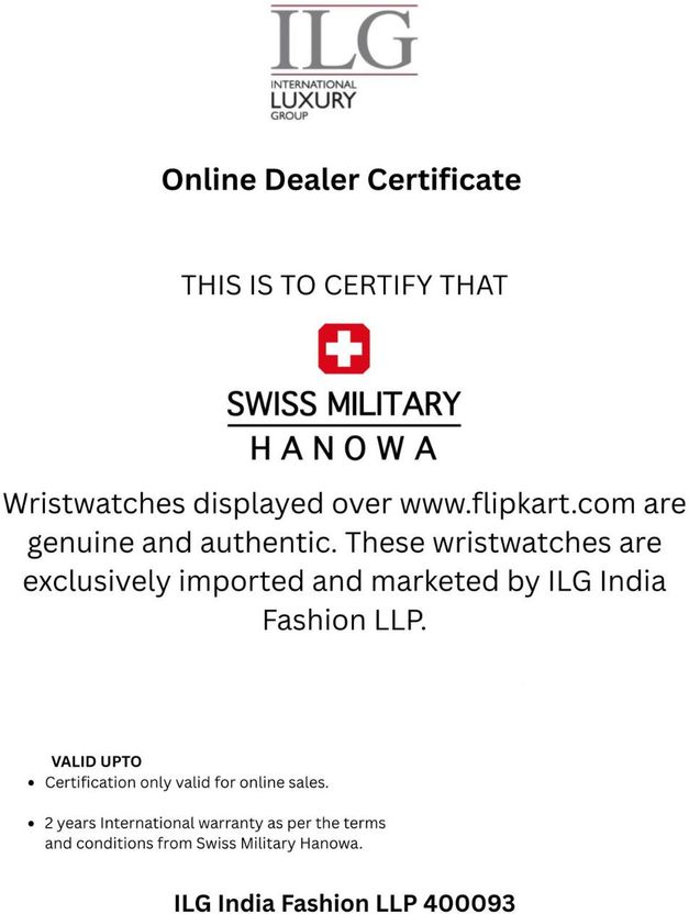 Swiss Military Hanowa Analog Watch SMWGI0002282 - Image 9