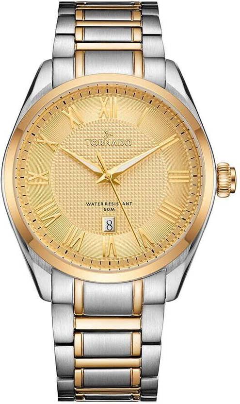 Tornado Analog Watch - For Men T8007-TBTC
