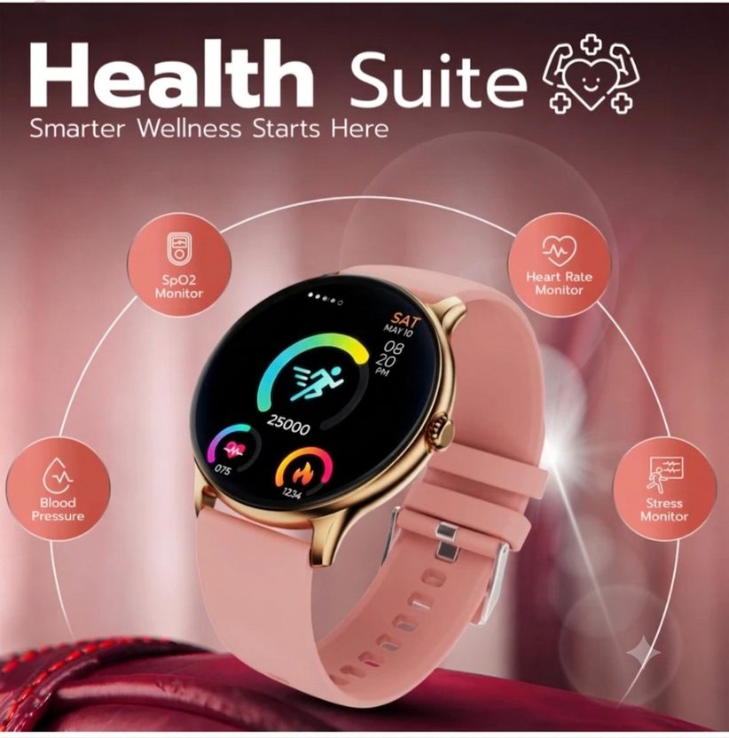 ROXTO Smart Round Pink Watch - Image 2
