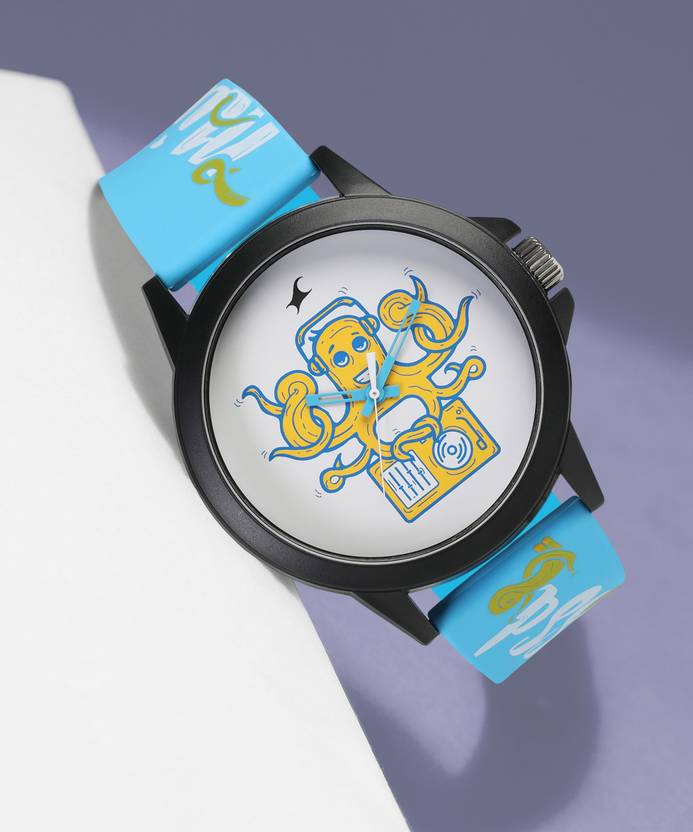 Fastrack Tees Wicked Lines Analog Watch – For Men 38024PP44