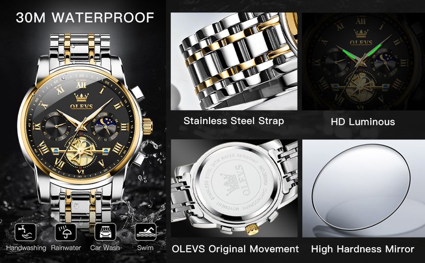 OLEVS CIF-S-G2859GJ-JH Men's Watch - Image 7