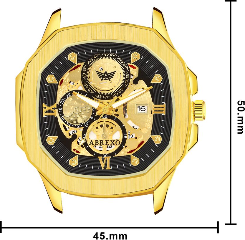 ABREXO GODFATHER Square Chrono Gold Dial - Image 5