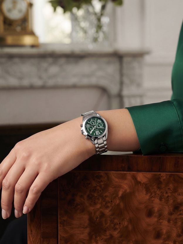 French Connection Green Round Quartz Analog Watch - Image 3