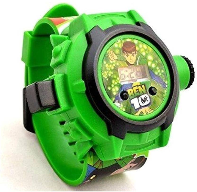 MISSTREX Ben Kids Led 24 Photos Wall Projector Digital Watch - For Boys & Girls BEN10 Projector