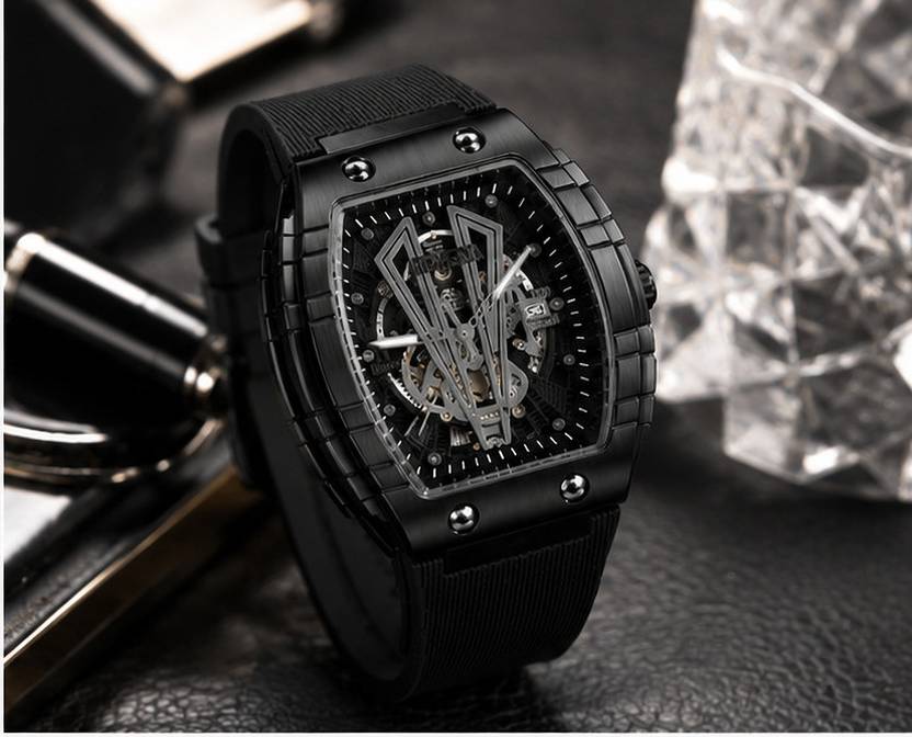 French Connection Men Skeleton Dial & Straps Analogue Watch