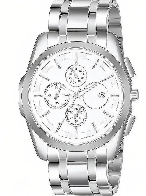 EVRGLOW Men's Stainless Steel Chrono Watch - Image 8
