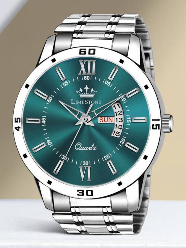 LIMESTONE Olive Green Dial Men's Watch - Image 9