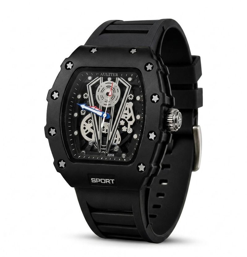 Pickme4u Chrono-Sport Tonneau Analog Watch - Image 1