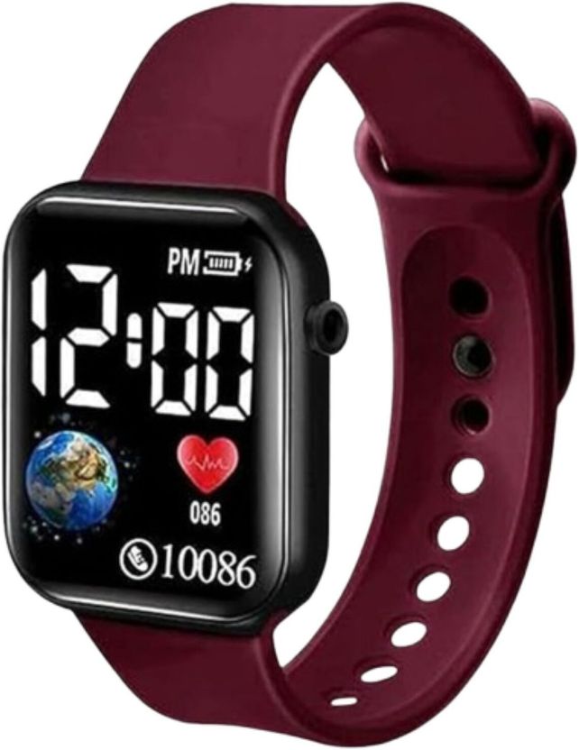 SROTRA Silicone Strap Multi Function Digital Watch - Image 7