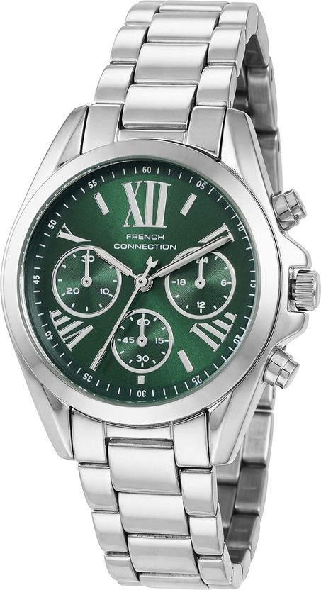 French Connection Green Round Quartz Analog Watch - Image 4