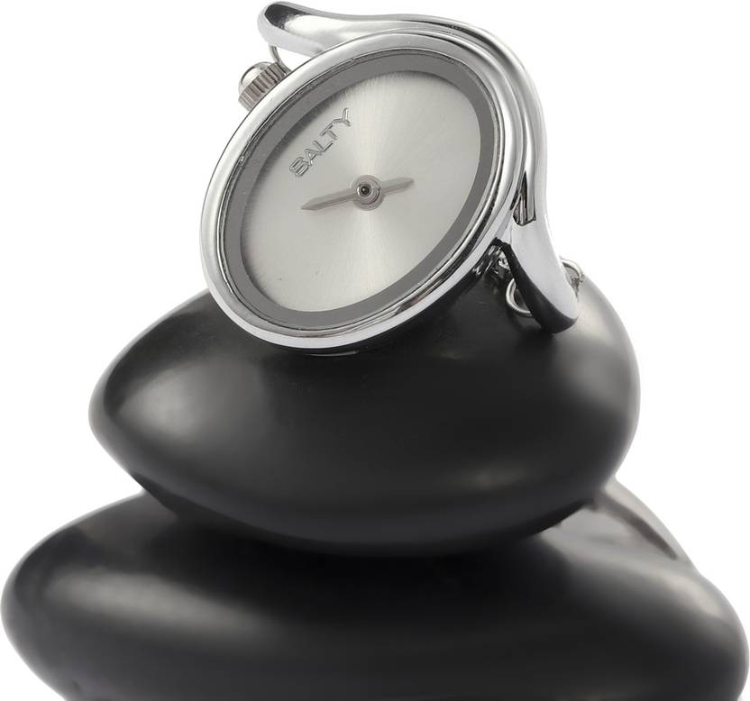 Salty Silver Flow Watch Ring Stainless Steel Ring
