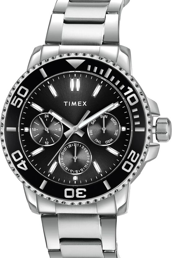 Timex Men's Black Dial Analog Watch - Image 2
