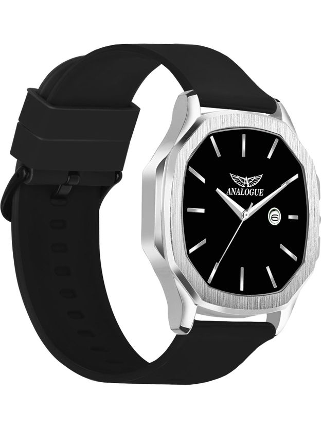 ANALOGUE Gun Metal Series Smart Watch Strap - Image 7