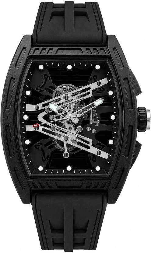 AULITER IV Classic Collection Analog Watch  - For Men Skeleton Dial Watch with Fiber Body & Silicon Strap