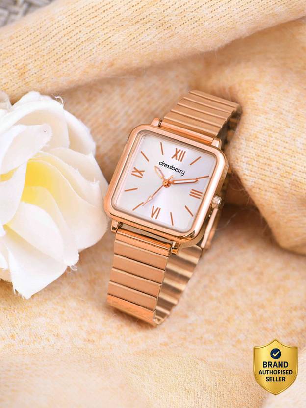 Dressberry 141 Crafted with Precision Classic Analog Watch  - For Girls Size Adjustable Stainless Steel Chain for Girls & Women