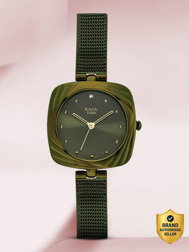 [100% Supercoin Back] Titan Raga Moments of Joy Automatic Analog Watch  - For Women NS95139QM01
