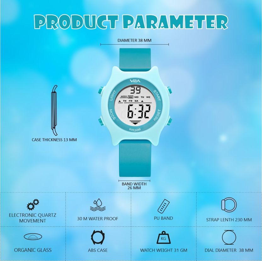 V2A Digital Watch - Boys & Girls - Image 5