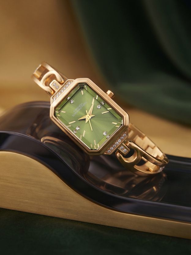 French Connection Green Round Quartz Analog Watch - Image 10