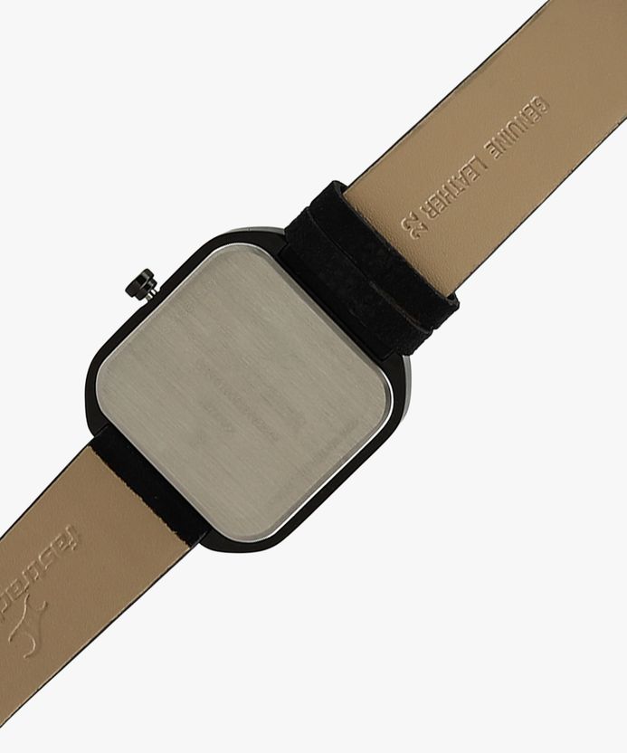 Fastrack After Dark Black Dial Black LeatherStrap Analog Watch - Men - Image 8