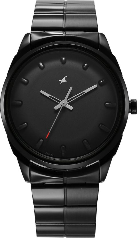 Fastrack Metallica Black Dial Black Stainless Steel Strap Analog ...more - Image 2