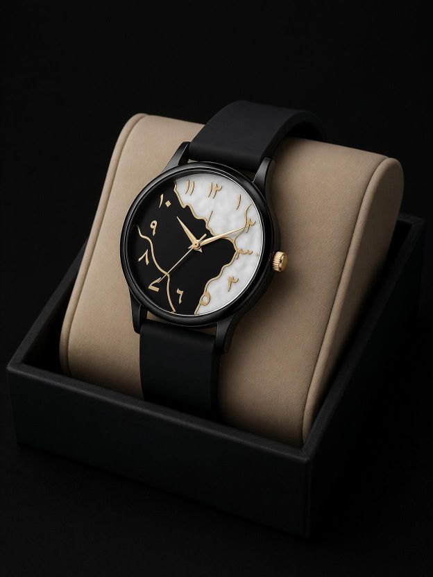 MAAN Artistic Design Arabic Number Dial Watch - Image 1