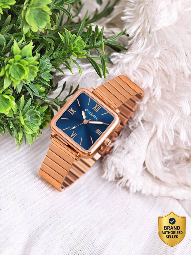 Dressberry 143 B Crafted with Precision Rose Gold Classic Analog Watch  - For Girls Size Adjustable Stainless Steel Chain for Girls & Women