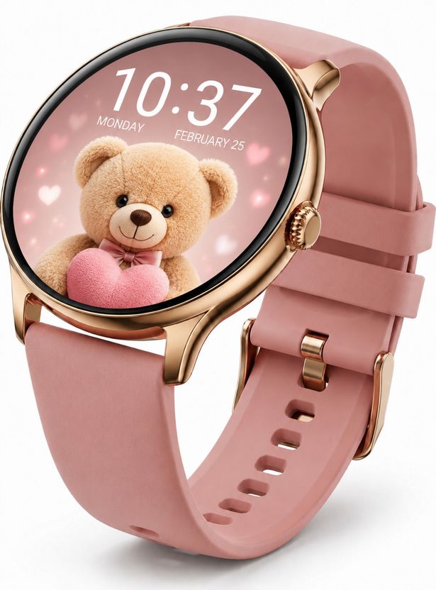 ROXTO Smart Round Pink Watch - Image 1