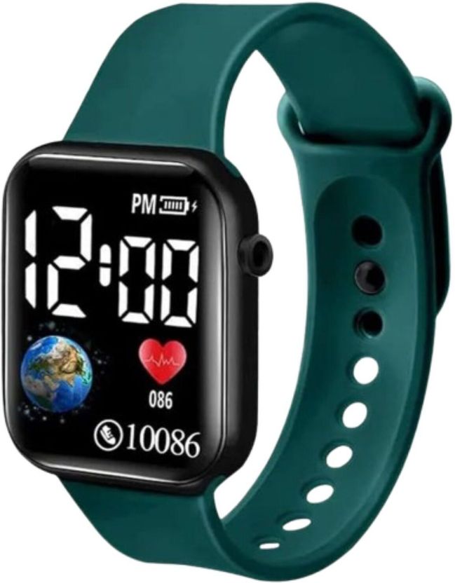 SROTRA Silicone Strap Multi Function Digital Watch - Image 8