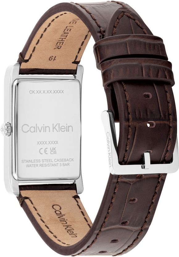 Calvin Klein Dapper Qtz Blue Rectangle Dial Men's Watch - Image 3