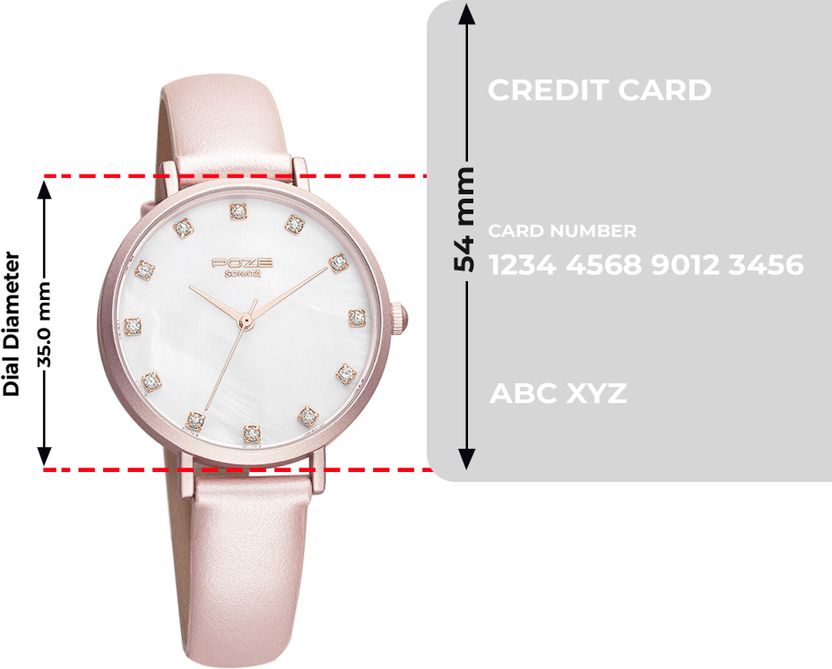 SONATA Poze White Dial Rose Gold Strap Watch - Image 4