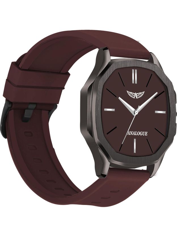 ANALOGUE Gun Metal Series Smart Watch Strap - Image 1