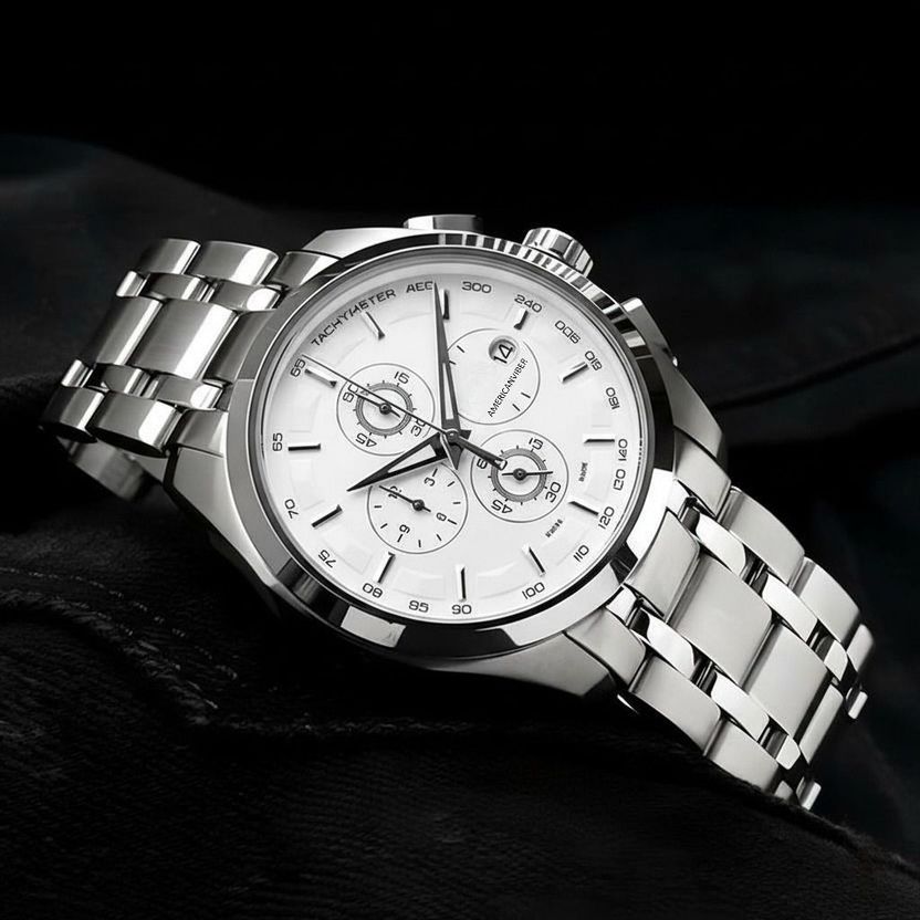 Americanviber Men Stainless Steel Watch - Image 2