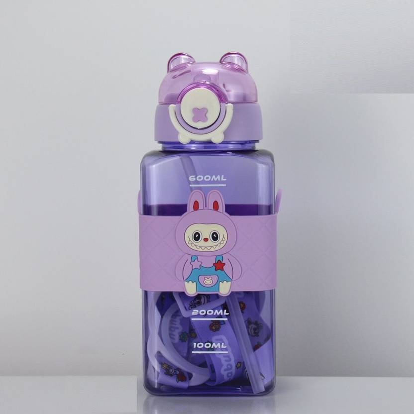 ApexUni Cute Cartoon Shape Water Bottle for Kids 600 ml