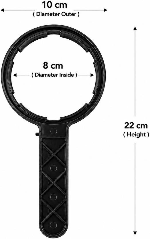 AkuaBeat Water Purifier Housing Spanner Compatible with Aquaguard-&-LG Housing Models Solid Filter Cartridge