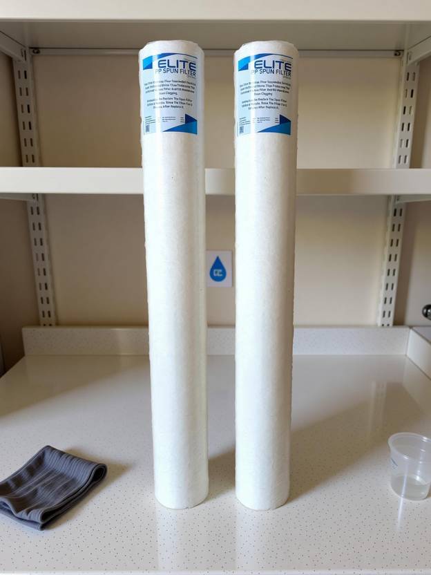 Aquawell Elite 2 Spun Filter Candle 20inch Compatible for all reqired water purifiers Solid Filter Cartridge